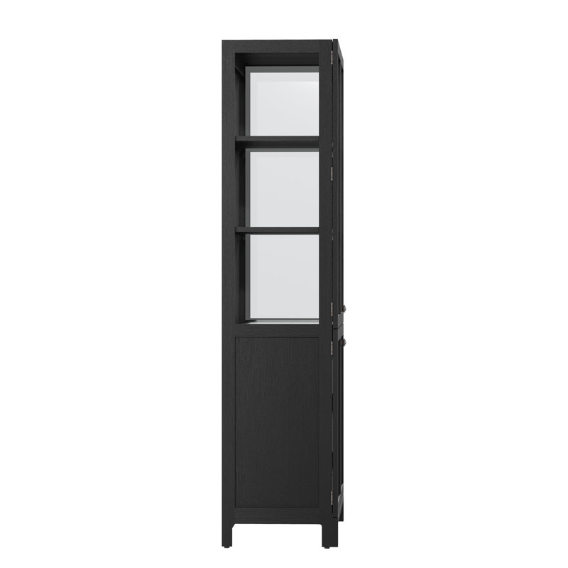 Laurie II Curio Cabinet, Aged Black