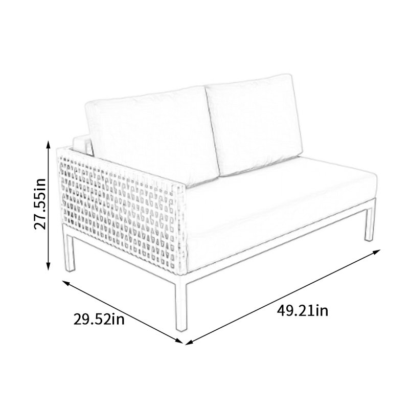 Coussins d'extérieur Bristen 49,21 avec Sunbrella®