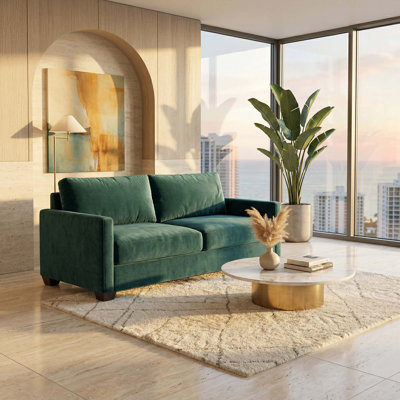 Classic Sofa with 5-Day USA Shipping and Custom Fabric Options
