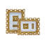 Gold Chain Set Of 2 Photo Frame