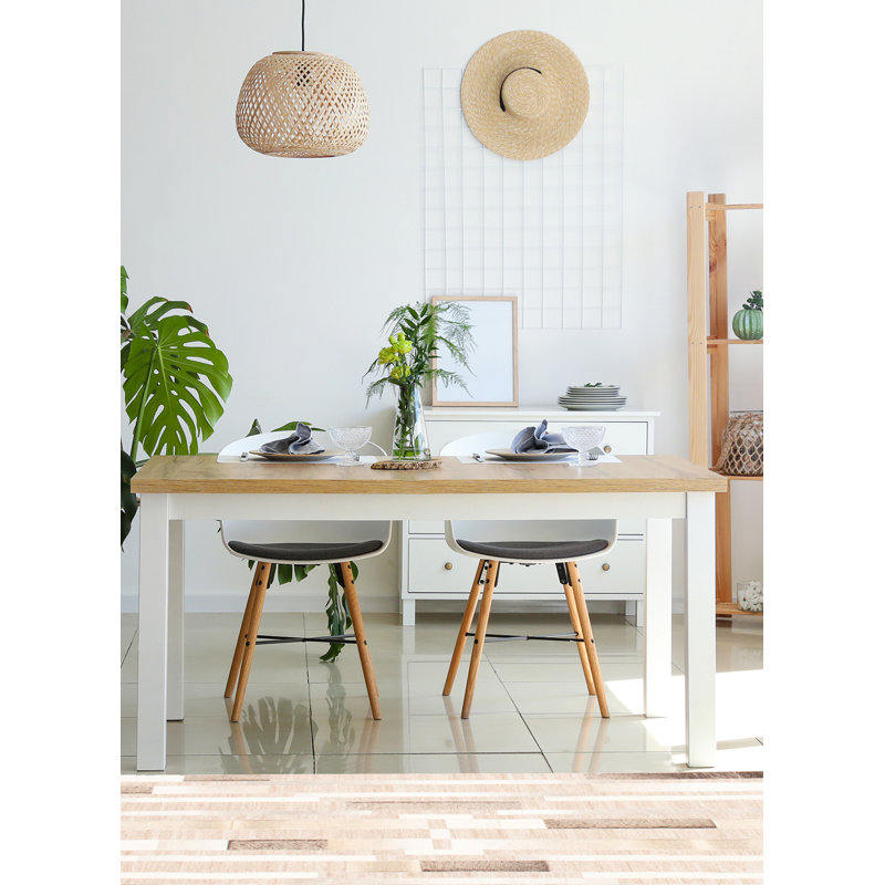 Tapis beige en peau de vache Warrenton