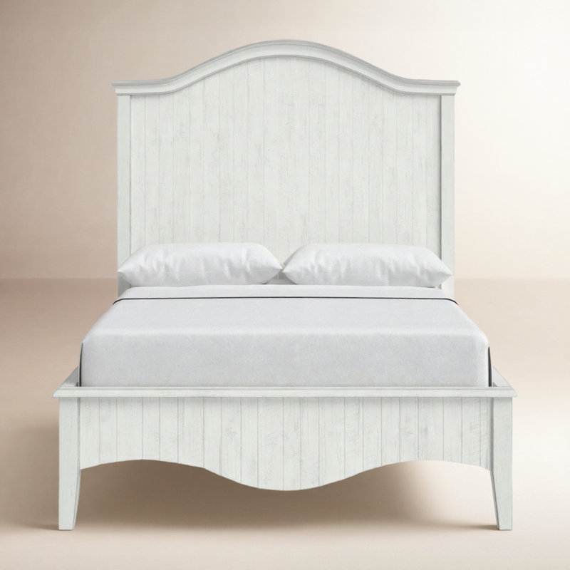 Ramey Solid Wood Standard Storage Bed, California King, White Wash