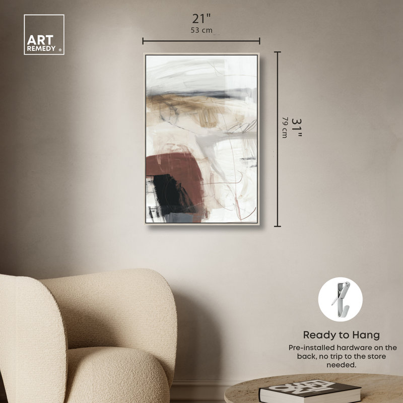 «Urban Core II», reproduction d'art sur toile encadrée par Art Remedy, cadre argenté, 20 x 30, 31"H x 21"W, Silver Frame