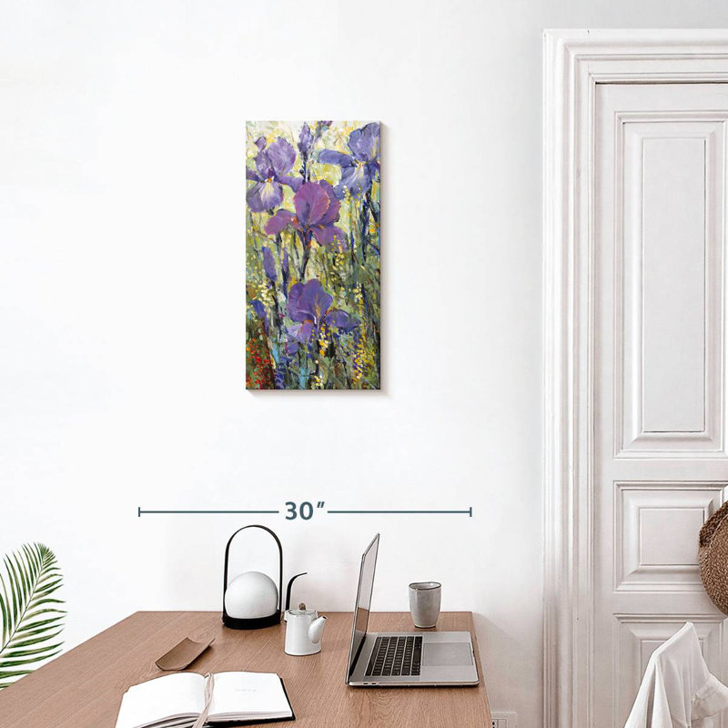 Iris Field I, 24" H x 12" W
