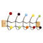 10 - Hook Wall Mounted Coat Rack