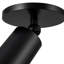 Mason 5-in Black dimmable LED Semi-Flush Mount-1986367883
