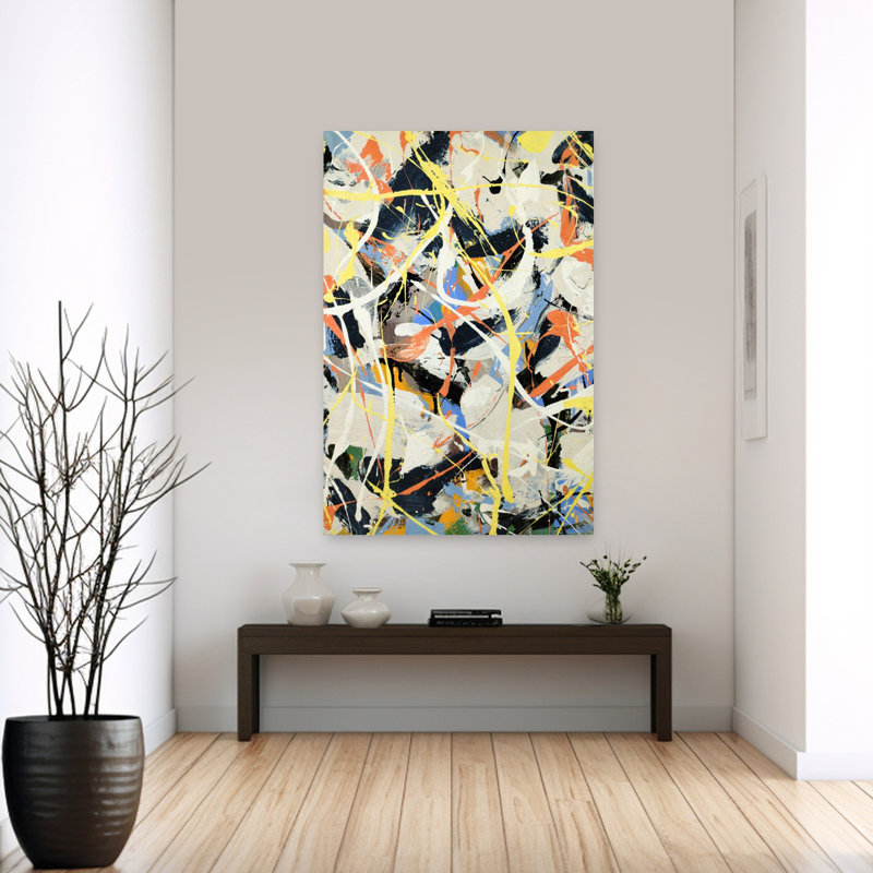 Contemporary Art Abstract Contemporary Wall Art by Michael Cross - Wrapped Canvas Print, 152.4 cm H x 101.6 cm W