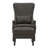 Caistor 77.47Cm Wide Linen Wingback Chair and Ottoman-306395786