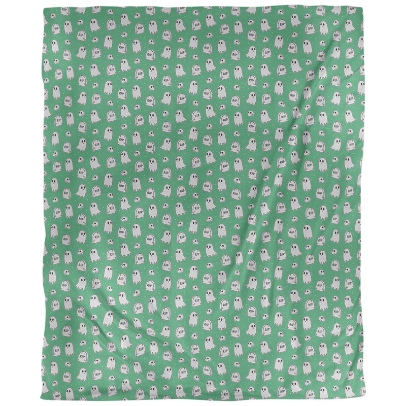 Housse de couette simple Katelyn Elizabeth, Housse de couette simple TG, Microfibre, Noir / Mauve / Vert
