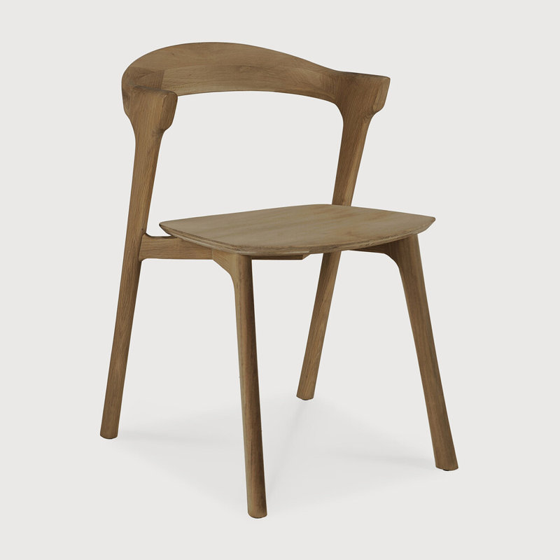 Bok Solid Wood Dining Chair, Brown