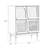 Brown Solid + Manufactured Wood + Glass Display Cases