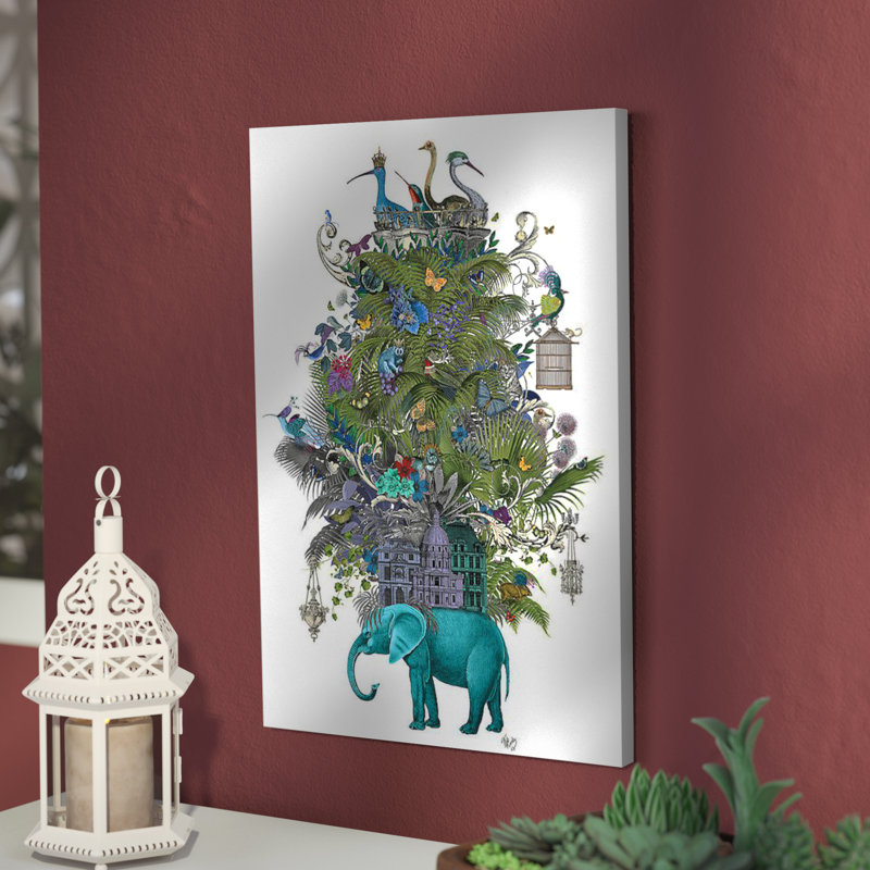 « the cage ii », reproduction d’impression sur toile, H 26 po x l 18 po x P 1,5 po, Toile tendue, Pas de tapis