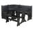 Bruce 3 Piece Nook Dining Set With Hidden Storage-795868105