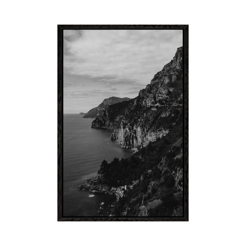 Amalfi Coast II by Bethany Young - Print on Canvas, 152.4cm H x 101.6cm W x 3.81cm D, Black Framed