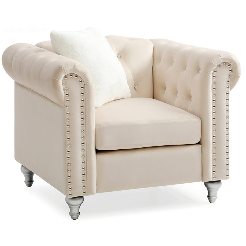 Chaise simple, chaise Chesterfield, chaise d'appoint, chaise confortable