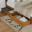 Lit plateforme en bois massif avec pied de lit et tiroirs sous le lit Lamarkus-1425568968-1440909746