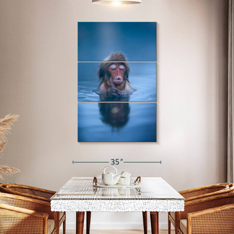 Brampt Japanese Snow Monkey, 32" H x 20" W