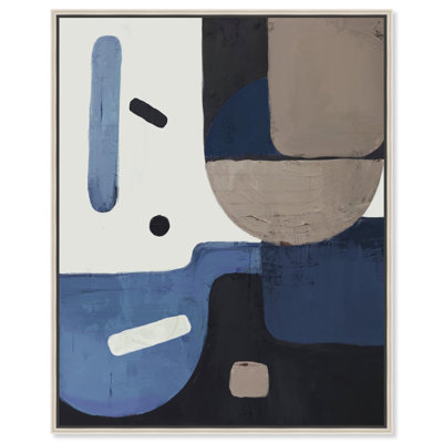 Impression sur toile de décor de rêve surréaliste bleu par Notoriart