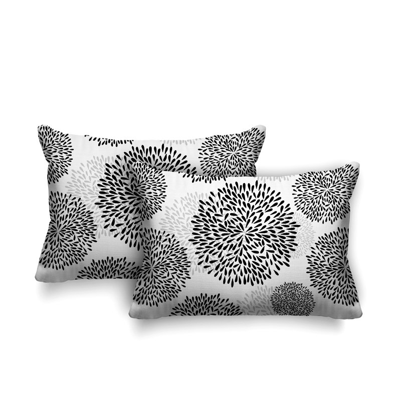 Coussin Confetti, Noir