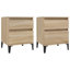 Duflos 40cm W Manufactured Wood Bedside Table-381542538-356296561