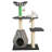 Catry 28" Cat Tree with Hammock and Rope Toy