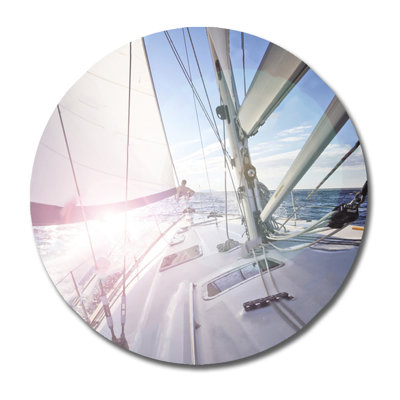 Sailing Into The Sun Print