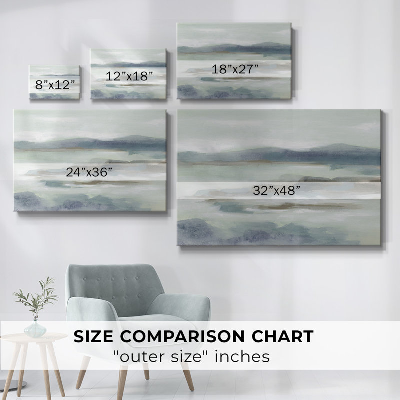 Toile tendue Soft-Shores I-Gallery, H 12 po x l 18 po