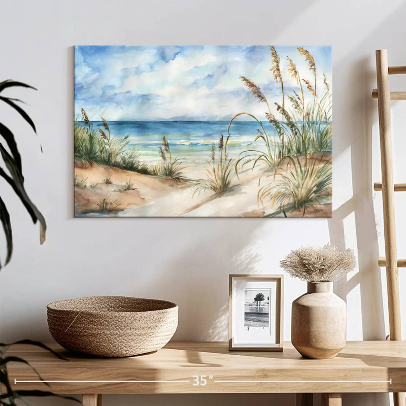 Gillard vue sur la mer, paysage, H 16 po x l 24 po