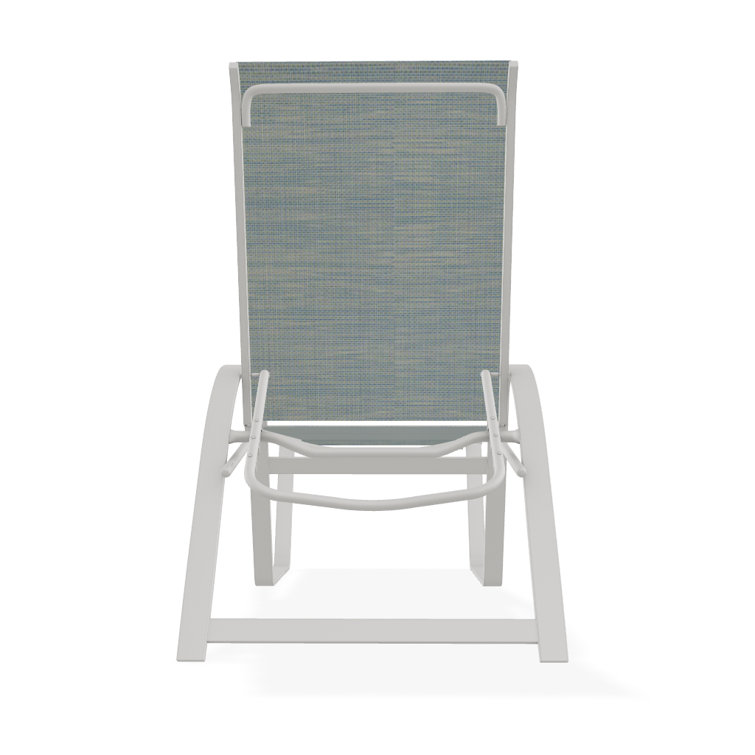 Holna Outdoor Rust-Resistant Metal Chaise Lounge