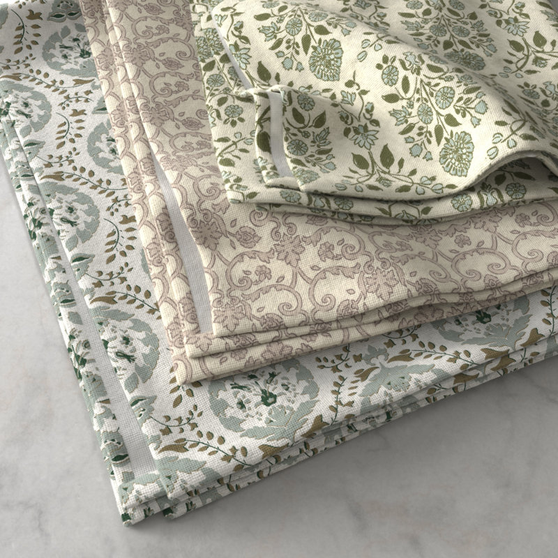 Torchon en coton, Taupe