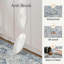 Tapis de cuisine pour plancher 2 pièces, tapis anti-fatigue lavable, bleu clair