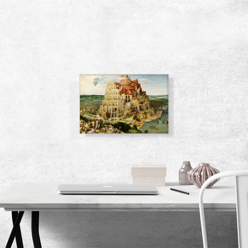 La grande tour de Babel - impression, H 12 po x l 18 po x P 0,75 po