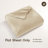 MooMee Flat Sheet 100% Washed Cotton Linen Like Textured Breathable Lightweight-107894588-107894589