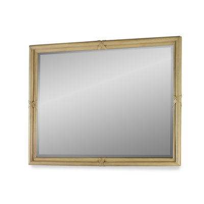 Caribe Flat Rattan Wall Mirror