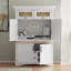Bureau armoire en bois massif Bankhead-50293617