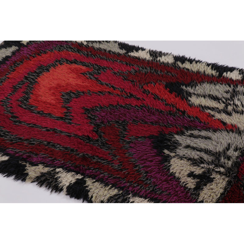 Vintage One-of-a-Kind 3'1X4'10 Hand Knotted Area Rug