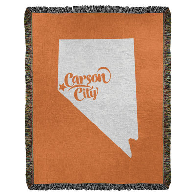 Jeté en coton tissé carson city nevada