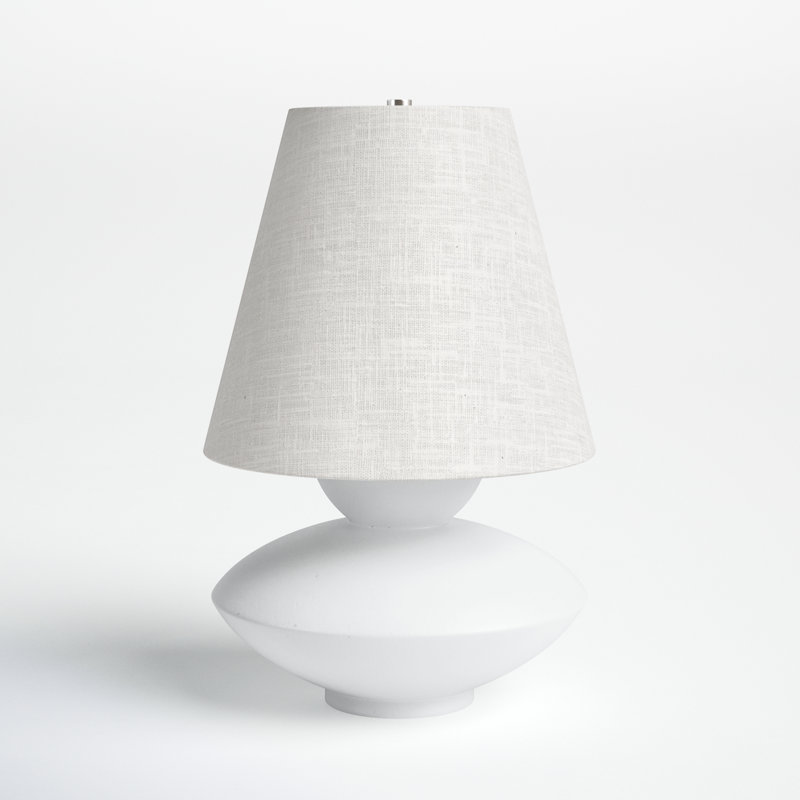 Jolla Resin Table Lamp, White