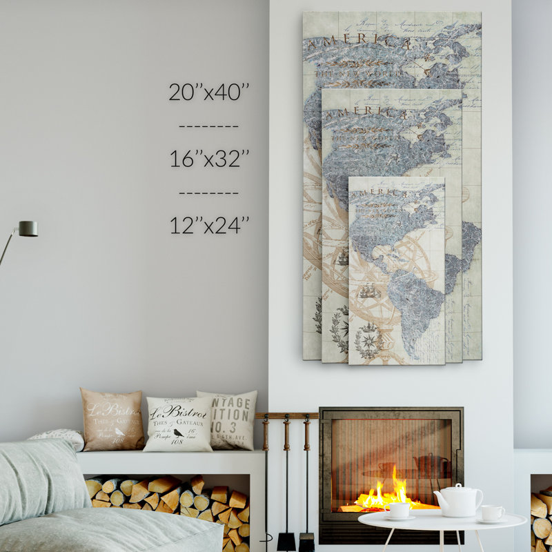 Impression sur toile tendue, H 20 po x l 40 po x P 1,5 po