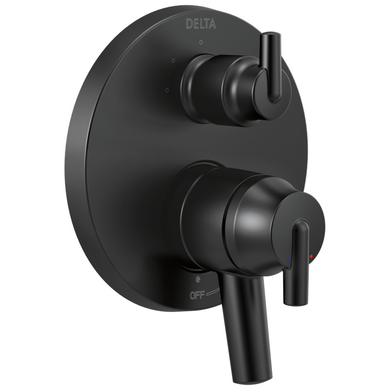 Contemporary Monitor 17 Series Valve Trim with 3-Setting Integrated Diverter