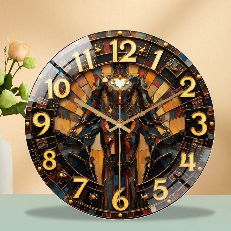Horloge murale Steampunk Robot