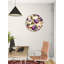 Horloge murale en verre trempé, horloge décorative beige, horloge murale de style prune, horloge murale de cuisine, horloge murale-1472587923-1472587920