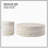Set Of 2 Faux MARS Pattern Coffee Tables Side Table Round Tea Faux Travertine Textured  Table For Living Room, No Need Assembly.