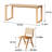 Long table work table Solid wood large board table-99018382