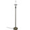 Base de lampe sur pied Tiffany uniquement pour base en résine bronze de 16 à 24 pouces (abat-jour non inclus, base seulement)