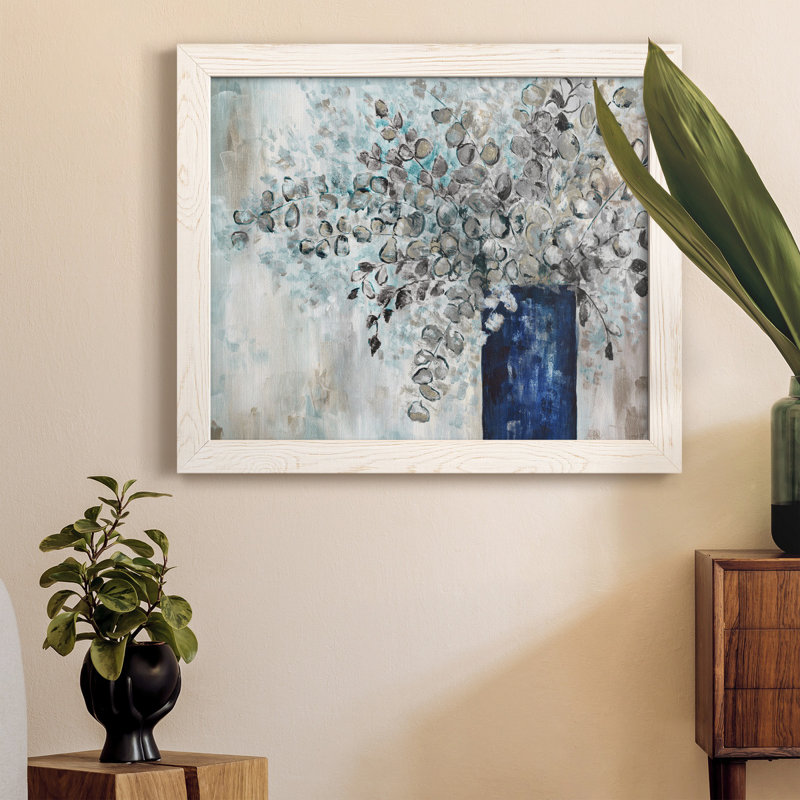 «Eucalyptus réformé», reproduction d'art sur toile encadrée, Blanc, H 24 po x l 18 po x P 1,5 po