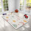 Tapis luxueux, 4,6 x 7,2 pi, 100% polyester, 740 g / m² | Revers en feutre antidérapant, éponge stratifiée pour le confort, antibactérien et facile à nettoyer | Tissu de velours élégant avec impression numérique, lavable à la machine-1170469843