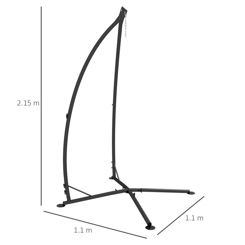 Broguien Hammock Standard Hammock Stand,Hanging Chair Stand