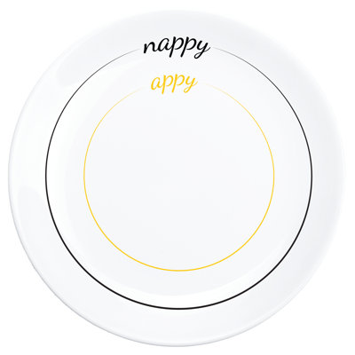Nappy Appetizer Plate