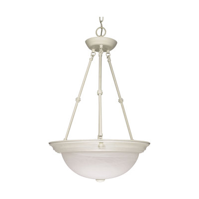 Luminaire suspendu bol unique à 3 lumières Caffey